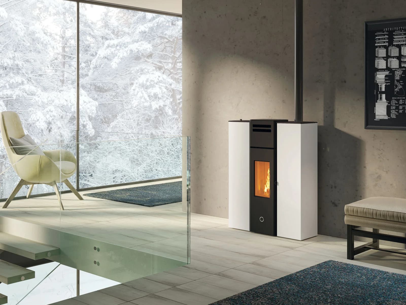 EK63 CELL80+ ACIER BLANC 7.7 kW 