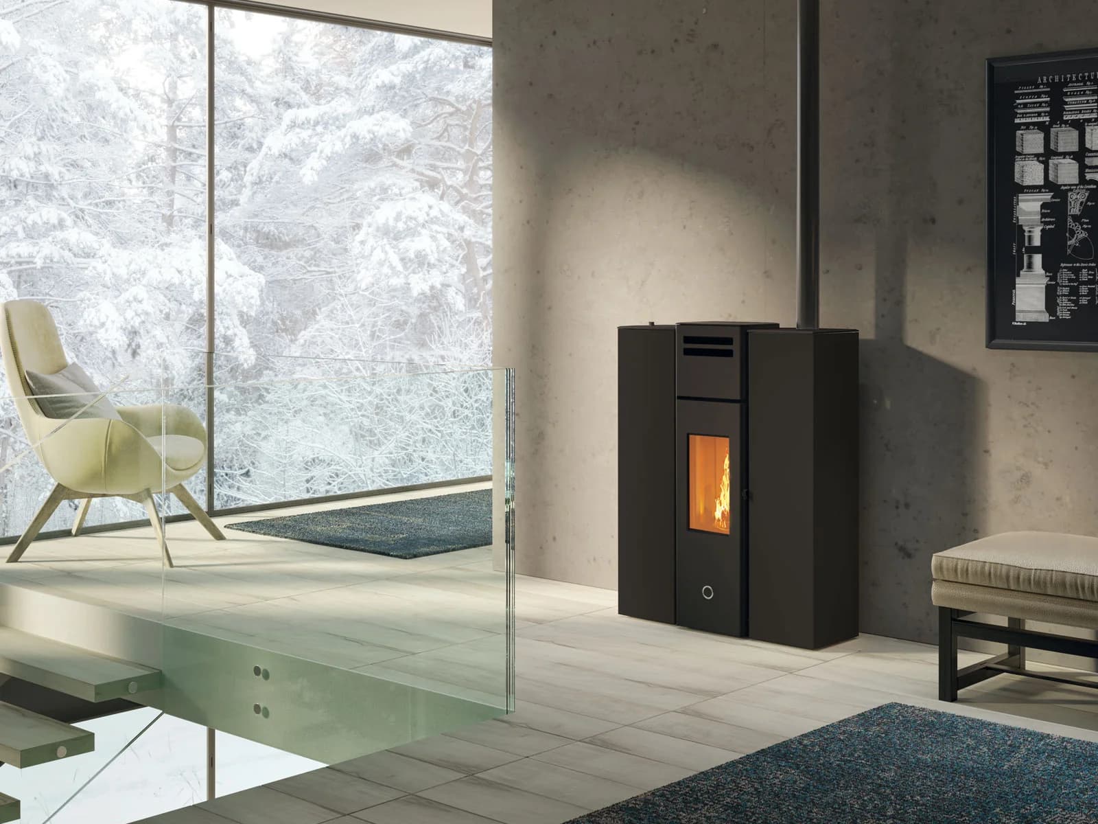 EK63 CELL80+ ACIER NOIR 7.7 kW 