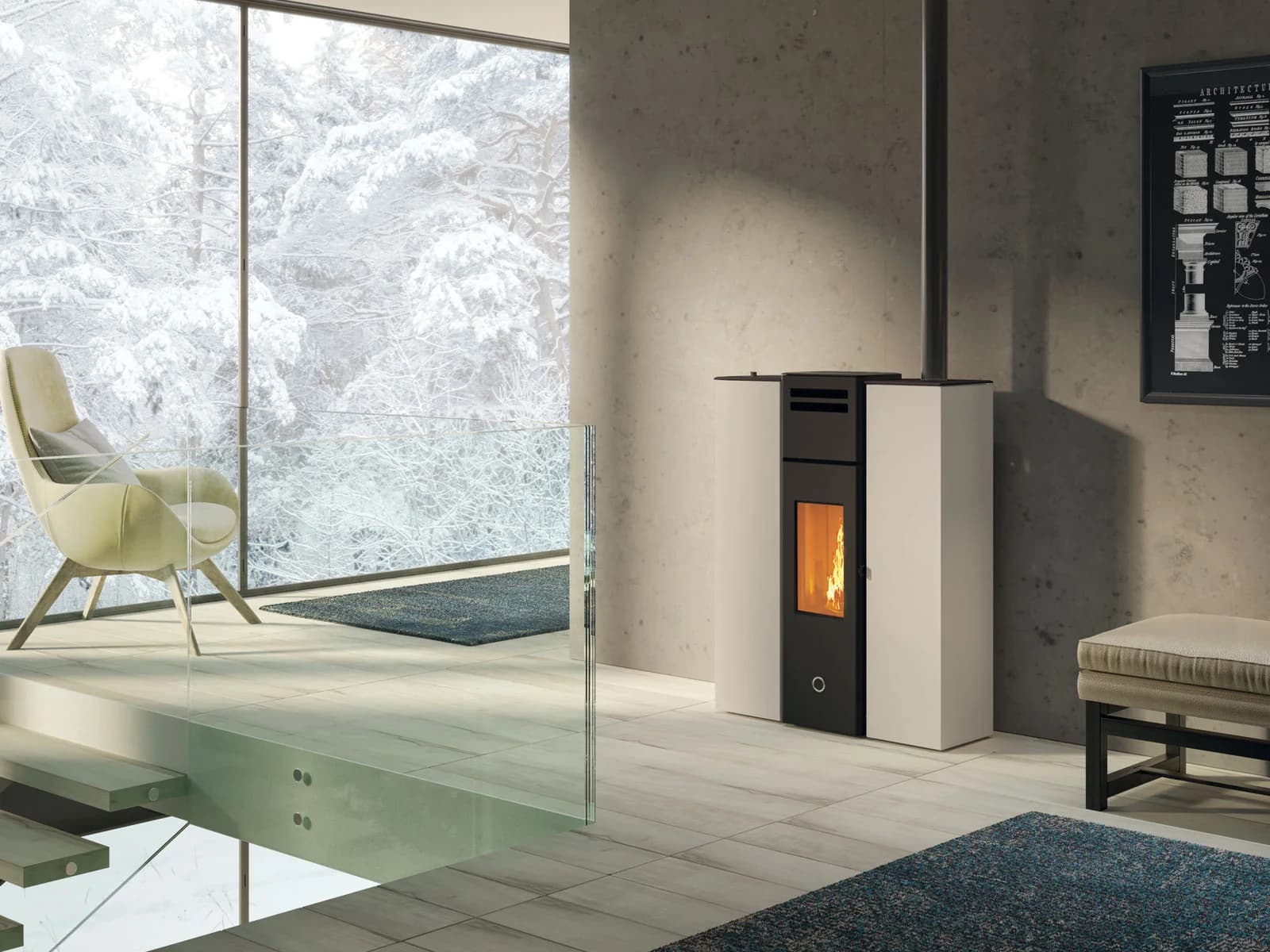 EK63 CELL80+ ACIER BEIGE 7.7 kW 