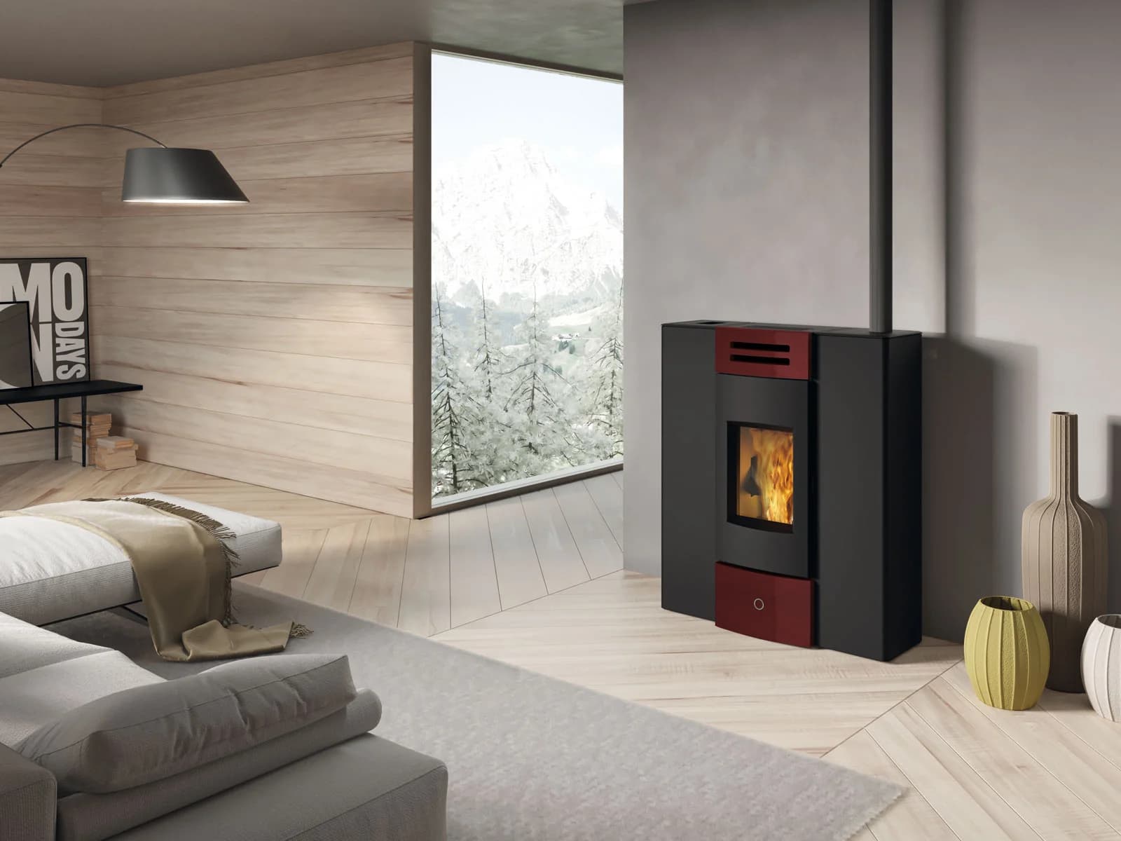 EK63 DUB 100++ CERAMIQUE BORDEAUX 10,1 kW 
