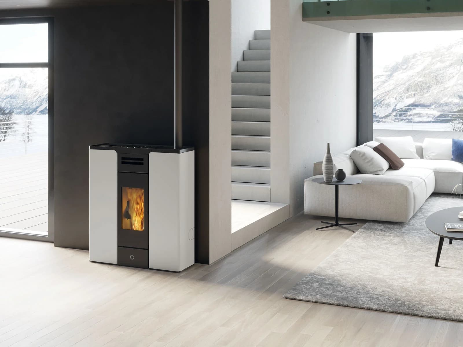 EK63 ENTITY 90+ ACIER BLANC 8,7 kW 