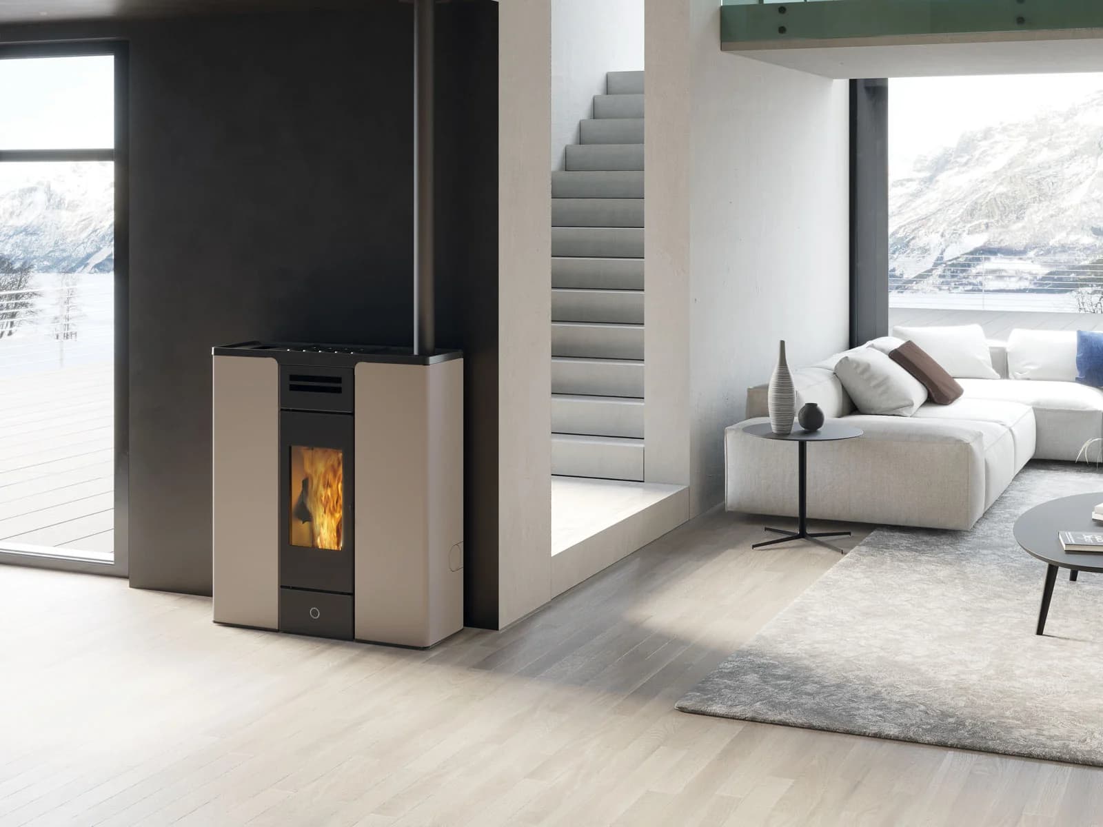 EK63 ENTITY90+ ACIER BEIGE 8,7 kW 