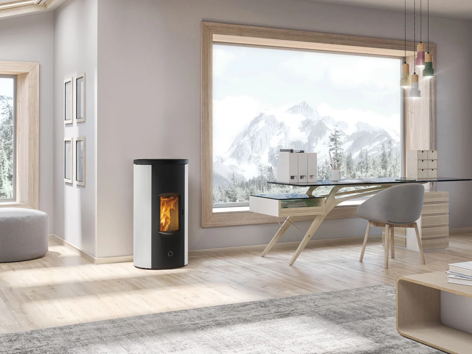 EK63 LIKE90+ ACIER BLANC 9,2 kW 