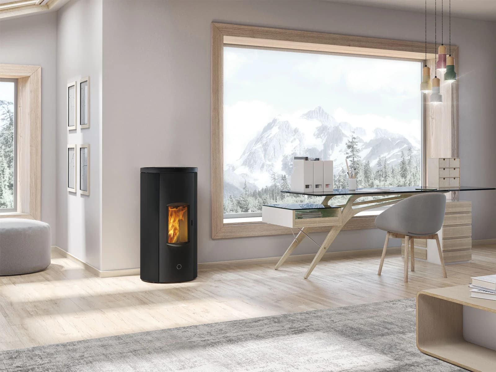 EK63 LIKE90+ ACIER NOIR 9,2 kW 
