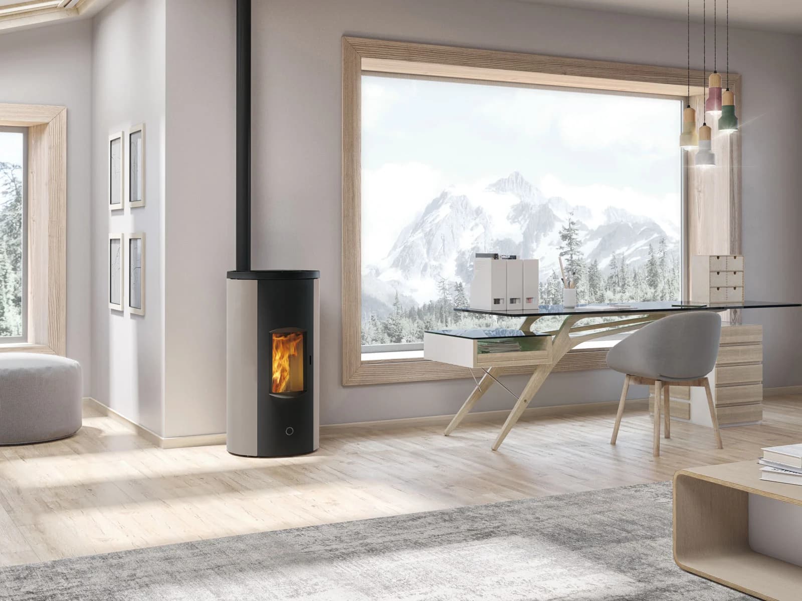 EK63 LIKE90+ ACIER BEIGE 9,2 kW 