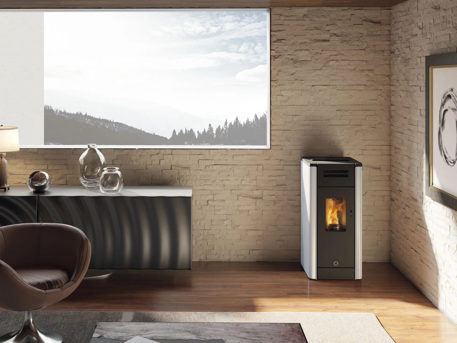 EK63 METRO110+ ACIER BLANC 10,5 kW 