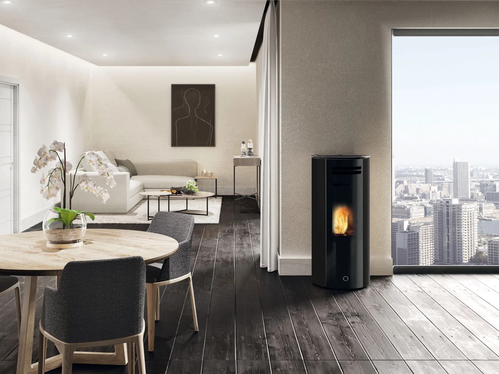 EK63 SPY110+ EVO ACIER NOIR 10,5 kW 