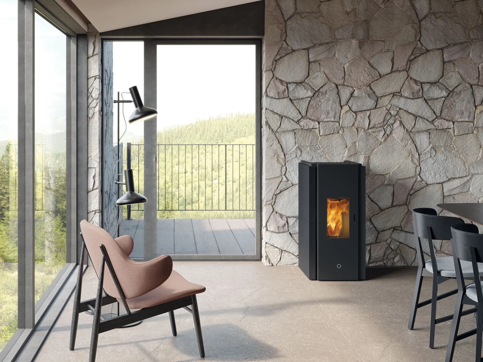 EK63 ZONE80 ACIER NOIR 7.6 kW 