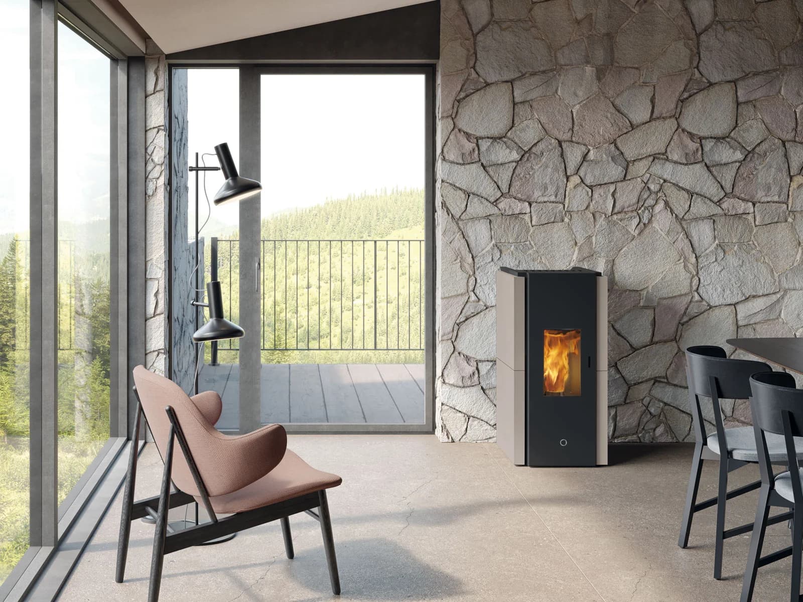 EK63 ZONE80 ACIER BEIGE 7.6 kW 