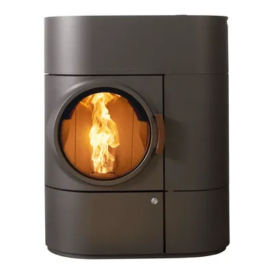 Poêle mixte Austroflamm Clou Duo en mode pellets, vue détourée