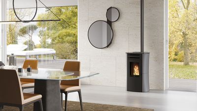 EDILKAMIN DANIA 6 ACIER GRIS 6 KW