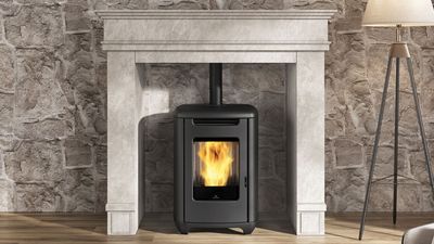 EDILKAMIN SENSE 6 ACIER NOIR 5,4 KW