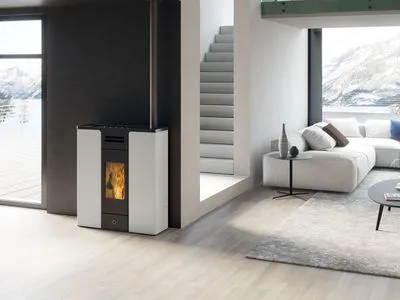 EK63 ENTITY 90+ ACIER BLANC 8,7 kW 