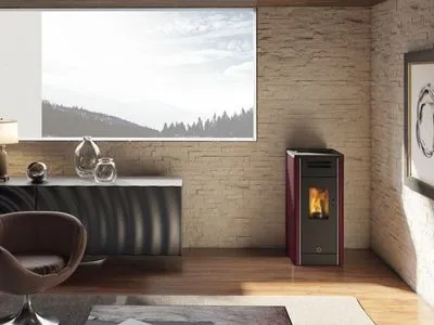EK63 METRO110+ ACIER BORDEAUX 10,5 kW 